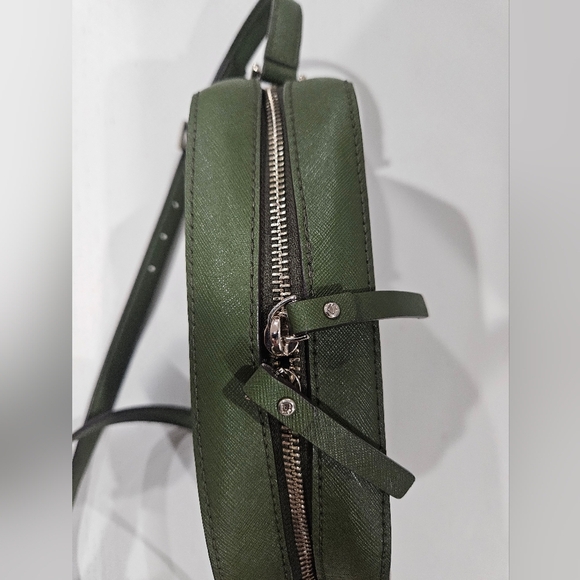 Kate Spade Newbury Lane Cammie Crossbody Purse. Green Camera Bag - Picture 6 of 7